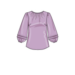 Bluse plusmode Simplicity snitmønster S9548