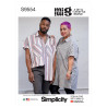 Storskjorte ham/hende Simplicity snitmønster S9554A