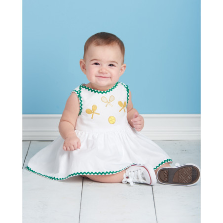 Babydragt og babykjole Simplicity snitmønster easy  S9557 A