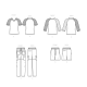 Drengetøj bukser og t-shirt Simplicity snitmønster S9561 A
