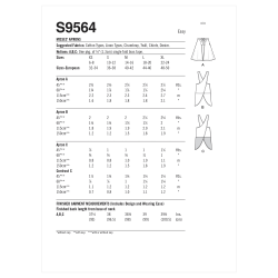 Forklæde Simplicity snitmønster S9564 A