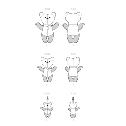 Bamse Simplicity snitmønster S9569 A