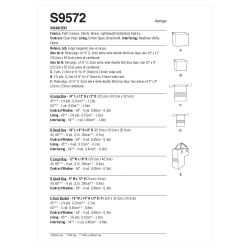 Opbevarings kasser og poser Simplicity snitmønster S9572 OS