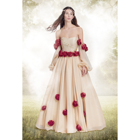 Voksen kostume Korset m/ærme og nederdel Simplicity snitmønster S9577