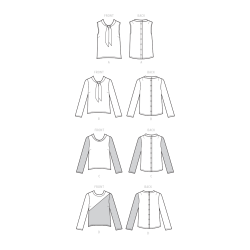 Handicap venlig bluse Simplicity snitmønster S9579
