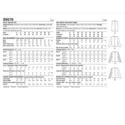 Handicap venlig bluse Simplicity snitmønster S9579