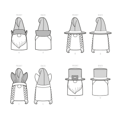 Gnomes figurer Simplicity snitmønster S9581 OS