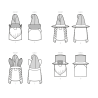 Gnomes figurer Simplicity snitmønster S9581 OS