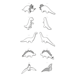 Dinosaurus tøjdyr Simplicity snitmønster S9585 OS