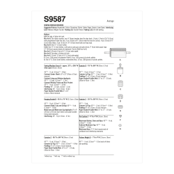 Til sy værelset Simplicity snitmønster S9587 OS