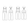 Overalls Simplicity snitmønster S9590 A