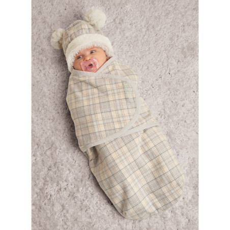Babytæppe og hue Simplicity snitmønster S9591 A