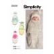 Babytæppe og hue Simplicity snitmønster S9591 A