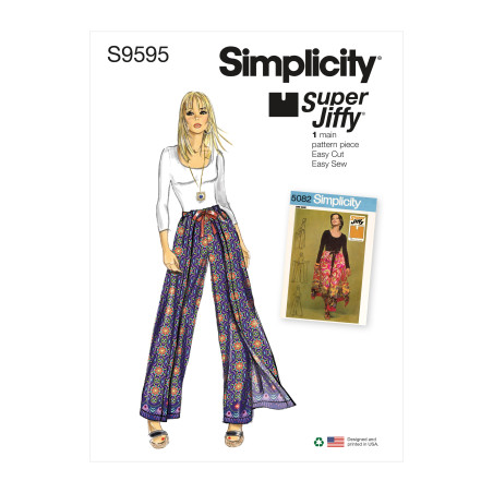 Slå-om bukser Simplicity snitmønster S9595 OS