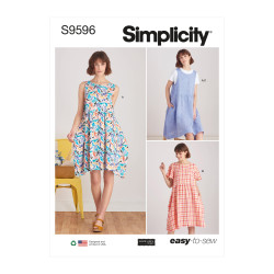 Kjole  Simplicity snitmønster S9596 A