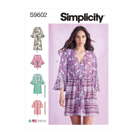 Kaftan Simplicity snitmønster S9602