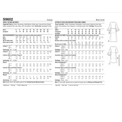 Kaftan Simplicity snitmønster S9602