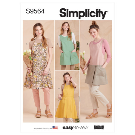 Bluse Simplicity snitmønster S9604