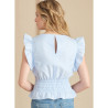 Bluse m/flæseærme Simplicity snitmønster S9605