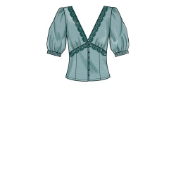 Bluse Simplicity snitmønster S9606