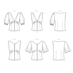 Bluse Simplicity snitmønster S9606