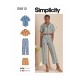 Kort skjorte og bukser Simplicity snitmønster S9610