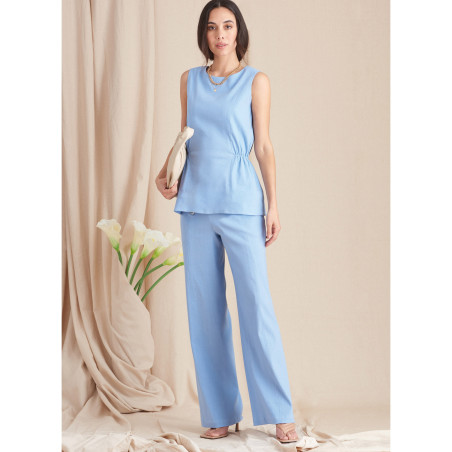 Bluse bukser og tunika Simplicity snitmønster S9612