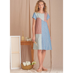 Kjole  m/lommer Simplicity snitmønster S9615 A