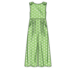 Sommerkjole og bøllehat  pigetøj Simplicity snitmønster S9617
