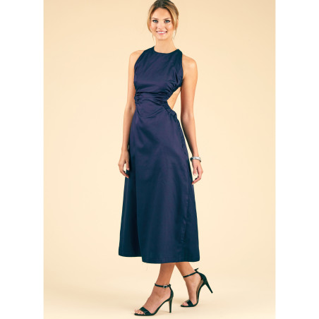 Kjole m/åben ryg og strop New look snitmønster N6731