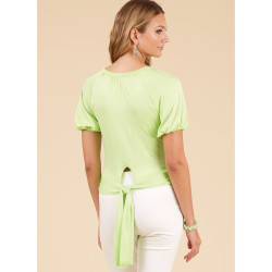 Bluse m/bindebånd New Look snitmønster N6733 easy