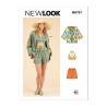 Bikinitop shorts og jakke New Look snitmønster N6737