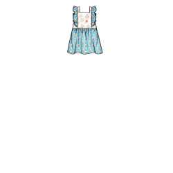 Babykjole og rompers New look snitmønster N6738 easy