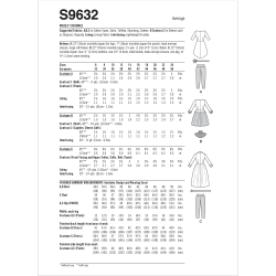 Kostume/udklædning  voksen  Simplicity snitmønster 9632