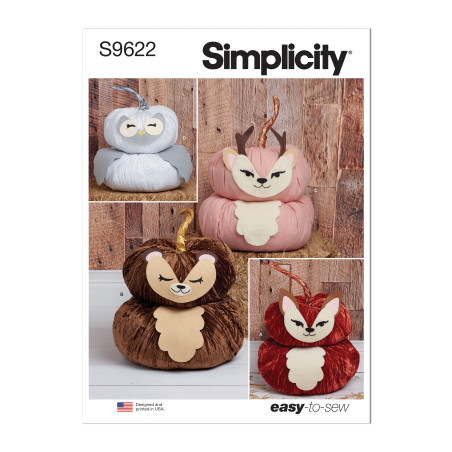 Græskardyr Simplicity snitmønster 9622 OS