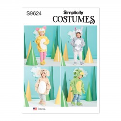 Kostume/udklædning børn snitmønster
