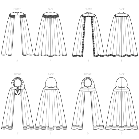 Kostume/udklædning børn/ voksen  Simplicity snitmønster 9626 A easy