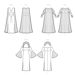Kostume/udklædning  voksen også plusmode   Simplicity snitmønster S9629