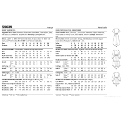 Flæsekjole også plusmode Simplicity snitmønster S9639