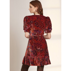 Flæsekjole m/pufærme Simplicity snitmønster S9642