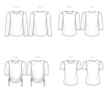 Bluse  Simplicity snitmønster S9645 A