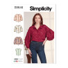 Skjortebluse også plusmode  Simplicity snitmønster S9646