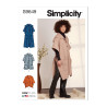 Poncho m/hætte  Simplicity snitmønster S9649 A