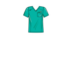 Unisex scrubs Simplicity snitmønster S9650 A