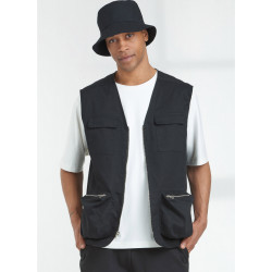 Herre vest bøllehat og t-shirt Simplicity snitmønster S9651