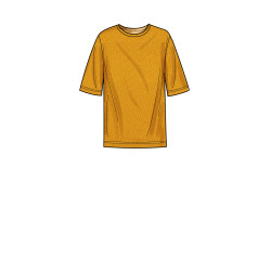 Herre vest bøllehat og t-shirt Simplicity snitmønster S9651