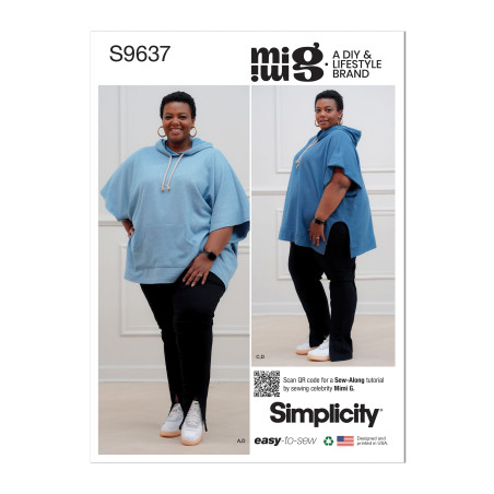 Hoodies og leggins  plusmode  Simplicity snitmønster S9637