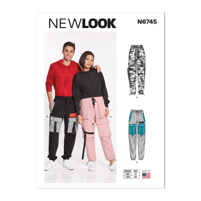 Fritidsbukser m/lommer  Ham/Hende New Look snitmønster 6745