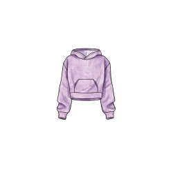 Hoodie og nederdel pigetøj New look snitmønster 6747
