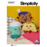 Plys puder Simplicity snitmønster 9667Os